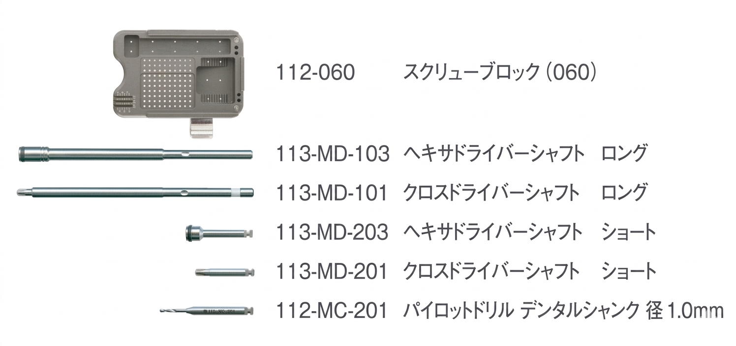 セット器具構成